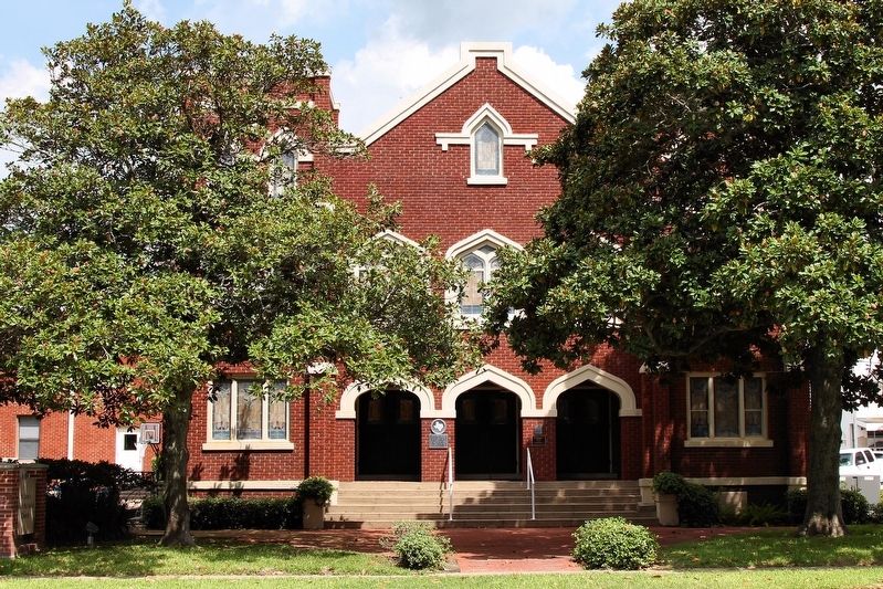 St. John's United Methodist Church and Marker. Click for full size. St. John's United Methodist Church and Marker image. Click for full size.
