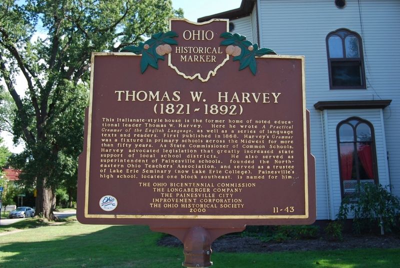 Thomas W. Harvey Marker image. Click for full size.