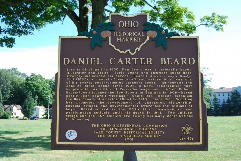Daniel Carter Beard Marker image. Click for full size.