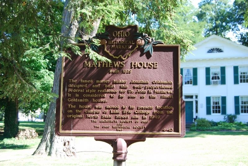 Mathews House Marker image. Click for full size.