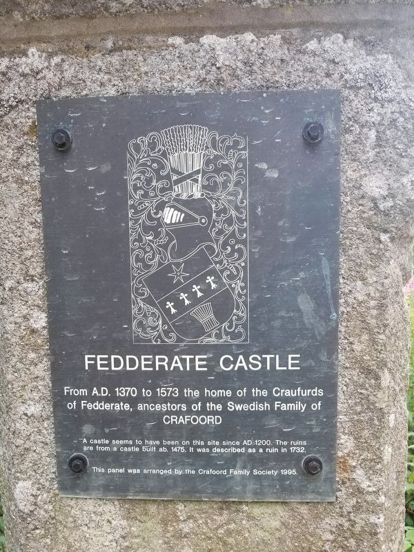 Fedderate Castle Marker image. Click for full size.
