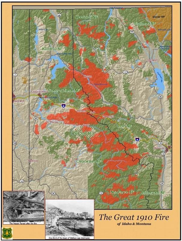 1910 Fire Map image. Click for full size.
