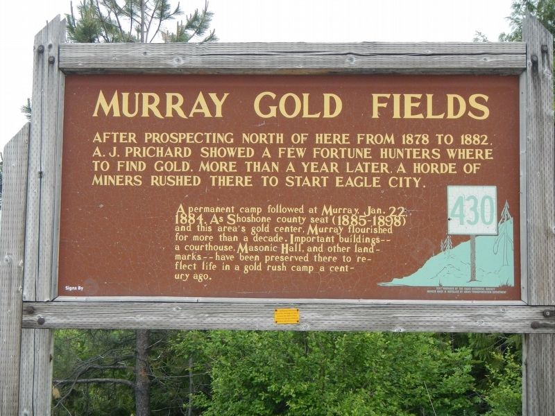 Murray Gold Fields Marker image. Click for full size.