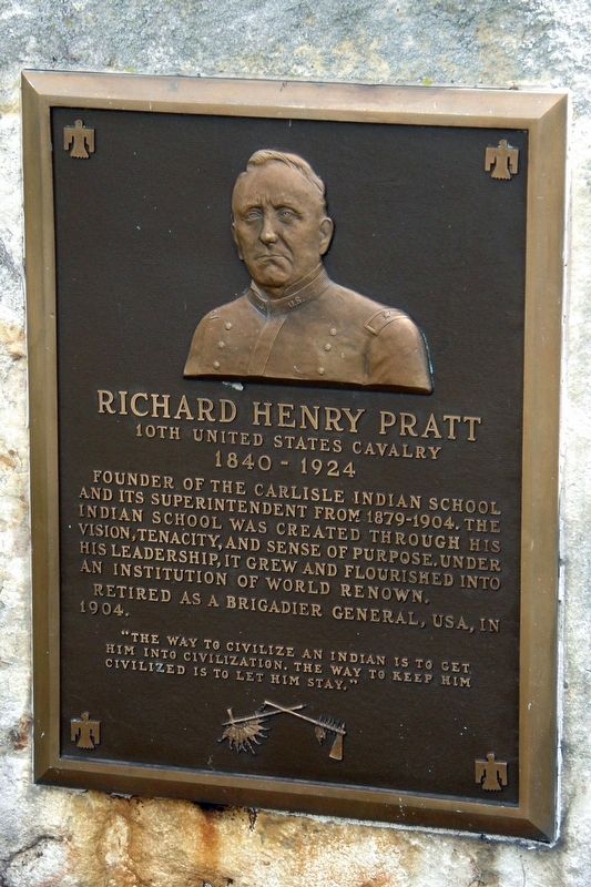 Richard Henry Pratt Marker image. Click for full size.