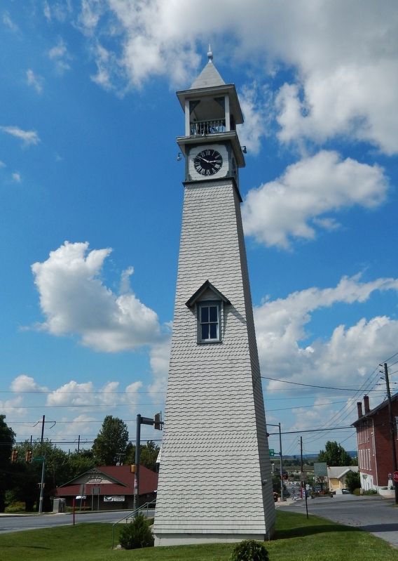 Gap Clock Tower (<i>south elevation</i>) image. Click for full size.