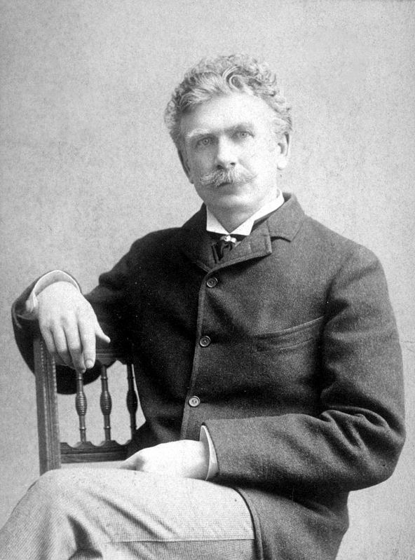 Ambrose Bierce, Journalist and Author image. Click for full size.