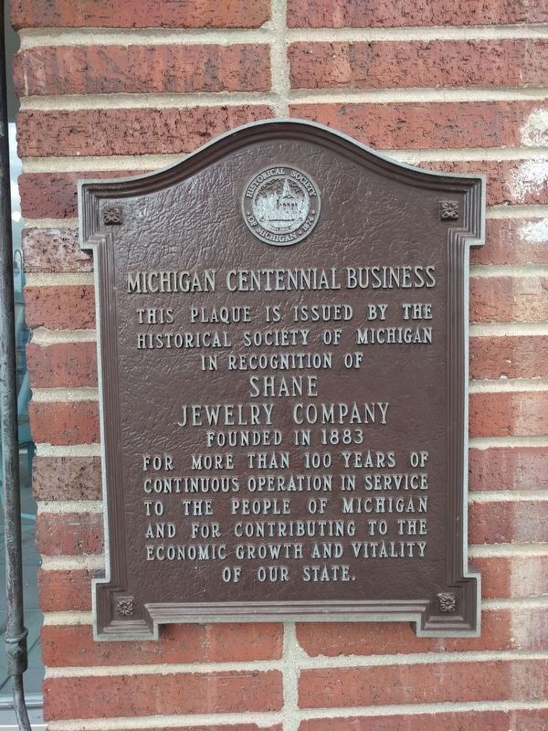 Shane Jewelry Company Marker. Click for full size. Shane Jewelry Company Marker image. Click for full size.