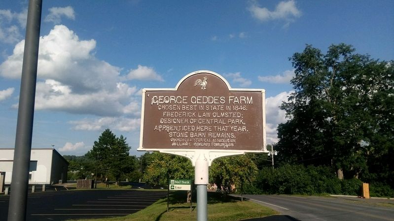 George Geddes Farm Marker image. Click for full size.