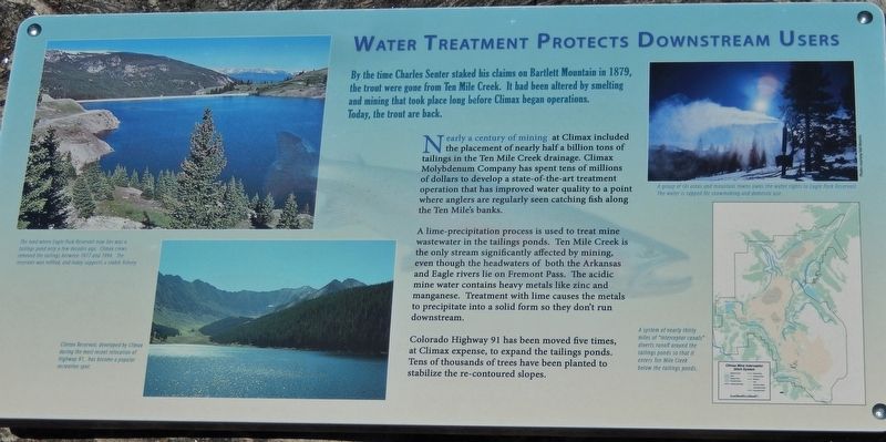 Water Treatment Protects Downstream Users Marker image. Click for full size.
