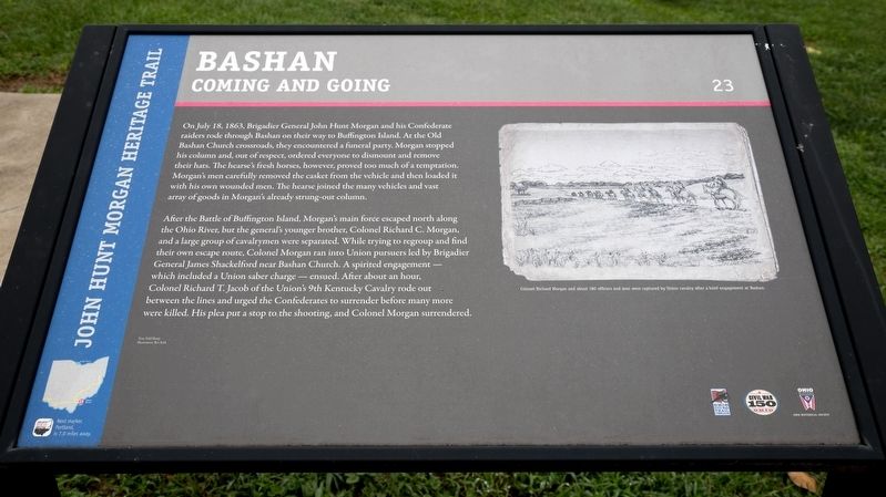 Bashan Coming and Going Marker image. Click for full size.