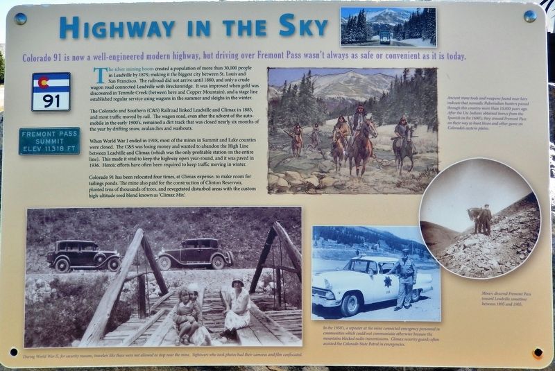 Highway in the Sky Marker. Click for full size. Highway in the Sky Marker image. Click for full size.