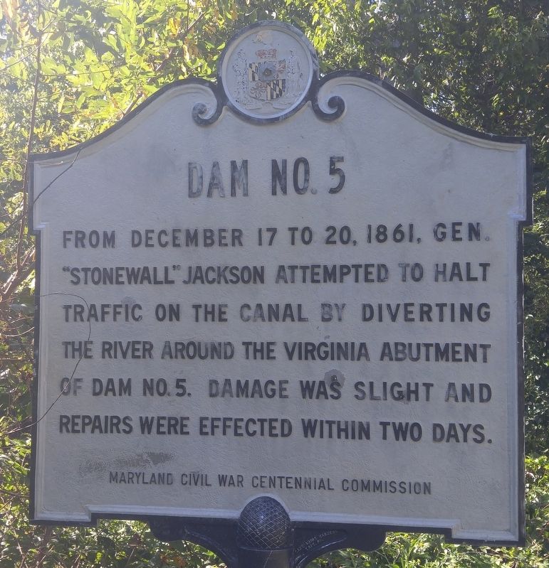 Dam No. 5 Marker image. Click for full size.