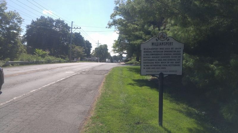 Williamsport Marker. Click for full size. Williamsport Marker image. Click for full size.
