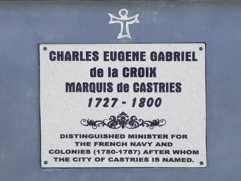 Charles Eugene Gabriel de la Croix, Marquis de Castries Marker image. Click for full size.