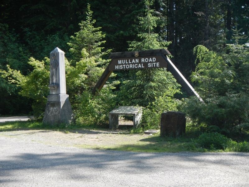 The Mullan Road Historical Site image. Click for full size.