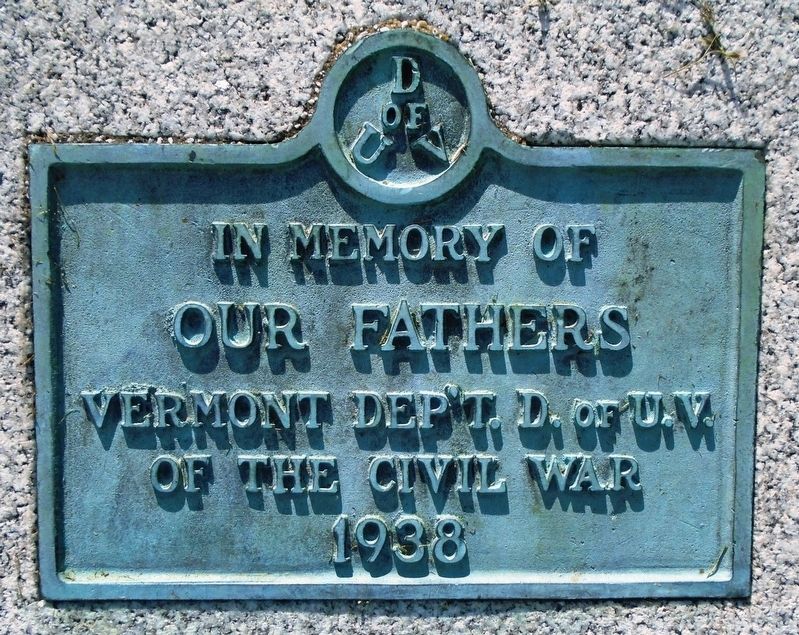 Grand Army of the Republic Memorial Marker. Click for full size. Grand Army of the Republic Memorial Marker image. Click for full size.