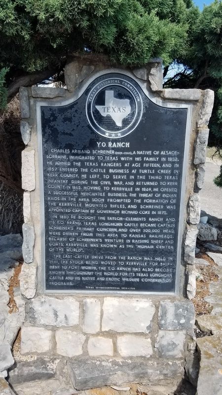 Y.O. Ranch Marker image. Click for full size.