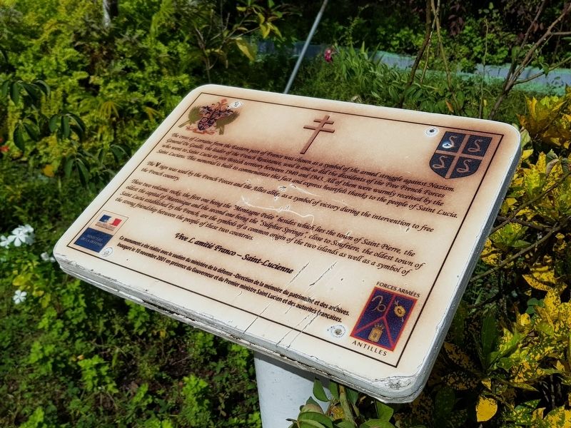 An additional nearby Free French World War II Marker image. Click for full size.