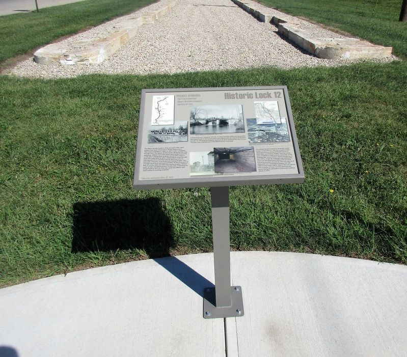 Miami and Erie Canal Marker image. Click for full size.