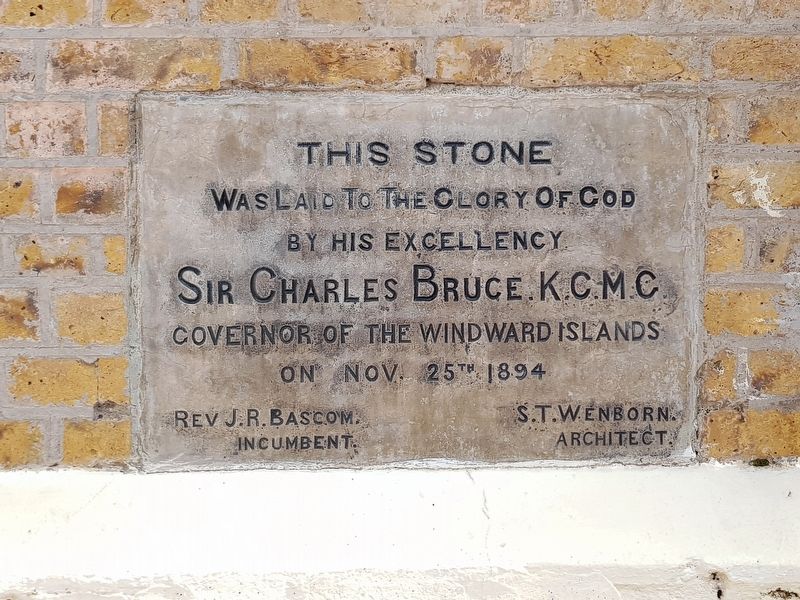 Holy Trinity Anglican Church Foundation Stone Marker image. Click for full size.