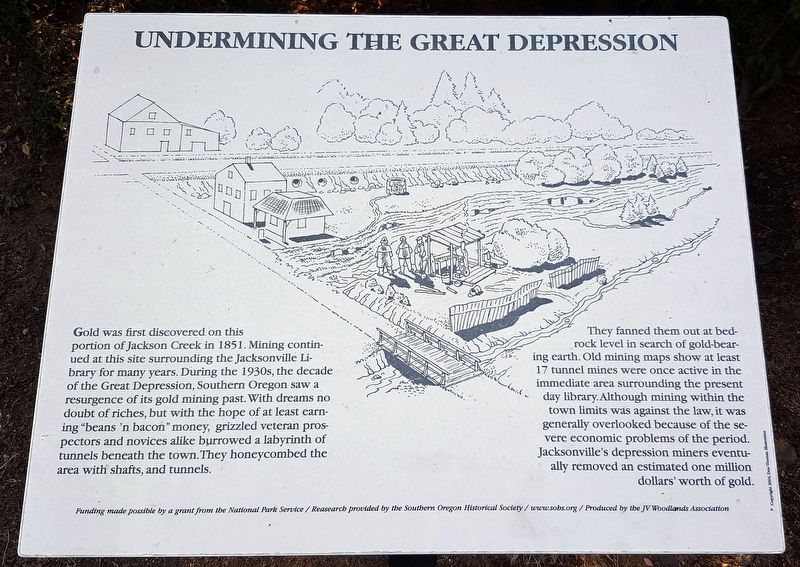 Undermining the Great Depression Marker image. Click for full size.