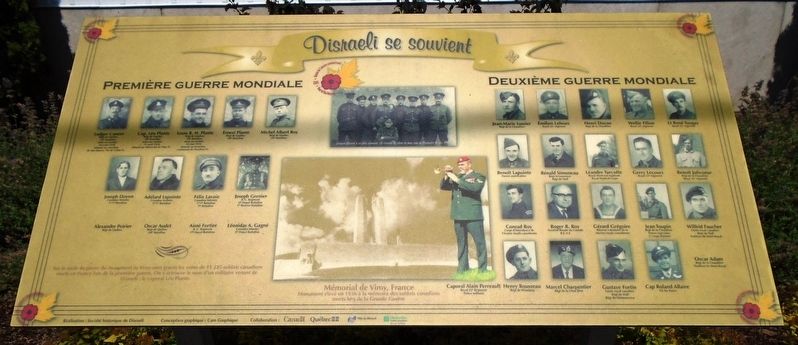 Disraeli se souvient Marker. Click for full size. Disraeli se souvient Marker image. Click for full size.
