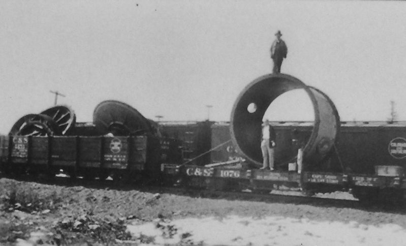 Marker detail: Colorado & Southen Flat Car. Click for full size. Marker detail: Colorado & Southen Flat Car image. Click for full size.