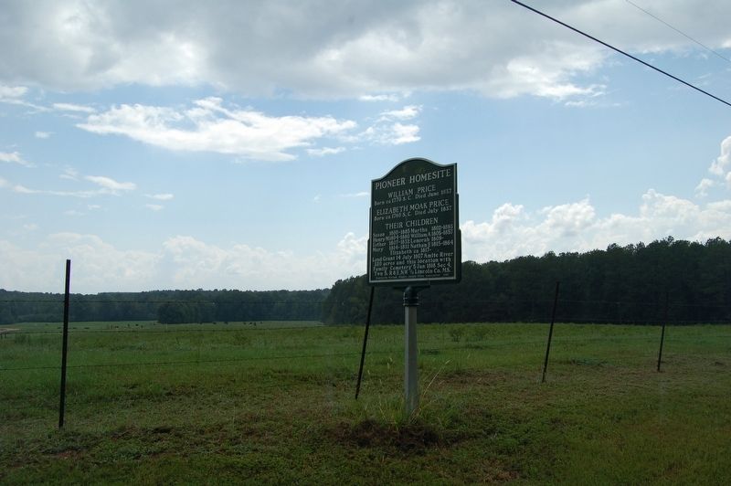 Pioneer Homesite Marker. Click for full size. Pioneer Homesite Marker image. Click for full size.