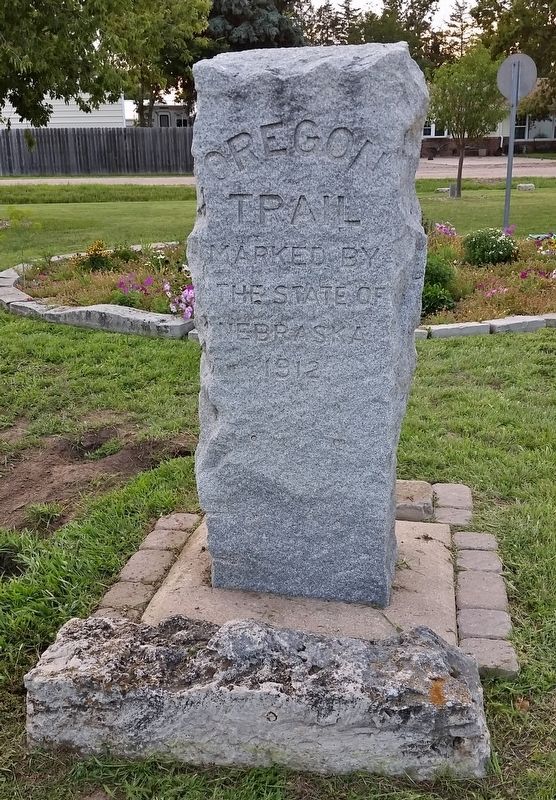 Oregon Trail Marker. Click for full size. Oregon Trail Marker image. Click for full size.
