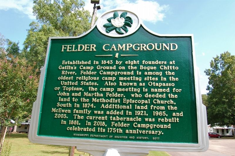Felder Campground Marker. Click for full size. Felder Campground Marker image. Click for full size.