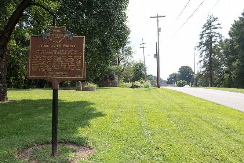 Stone Water Towers Marker image. Click for full size.