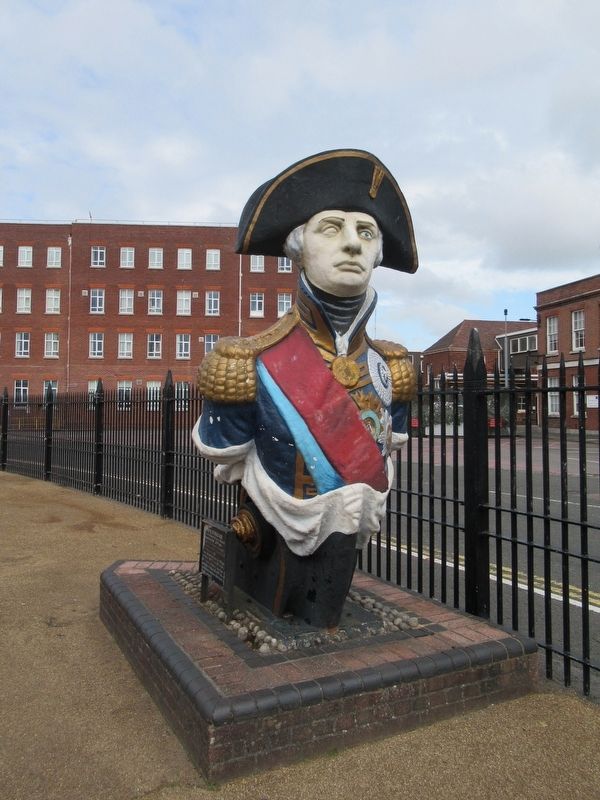 H.M.S. Trafalgar Figurehead image. Click for full size.