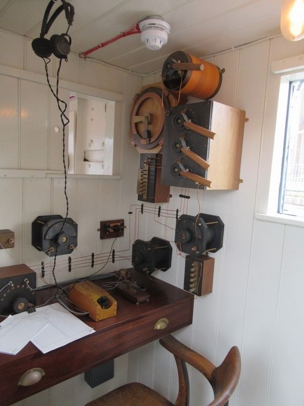 HMS <i>M.33</i>s Wireless Cabin image. Click for full size.