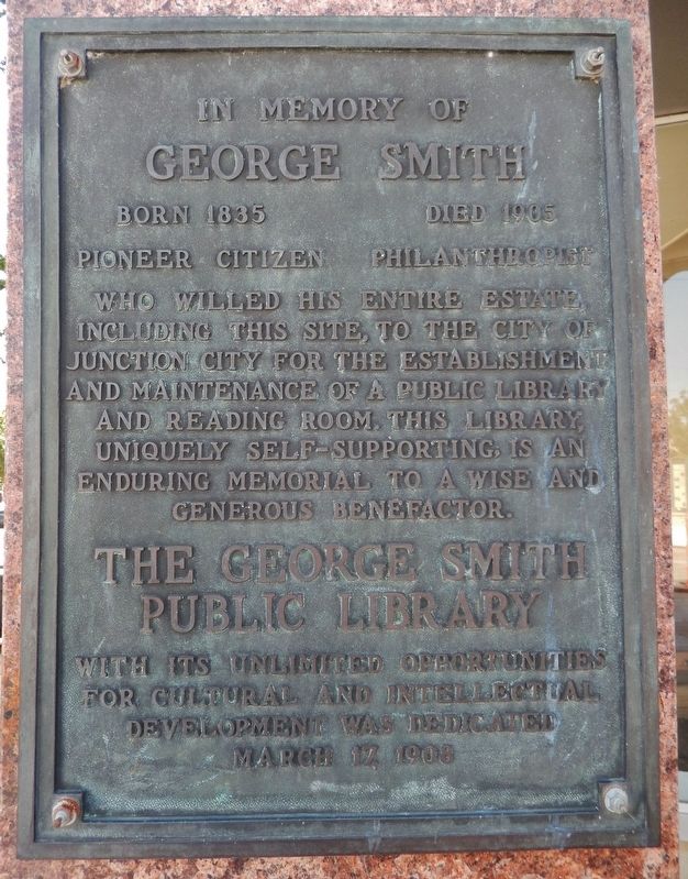 George Smith Marker. Click for full size. George Smith Marker image. Click for full size.