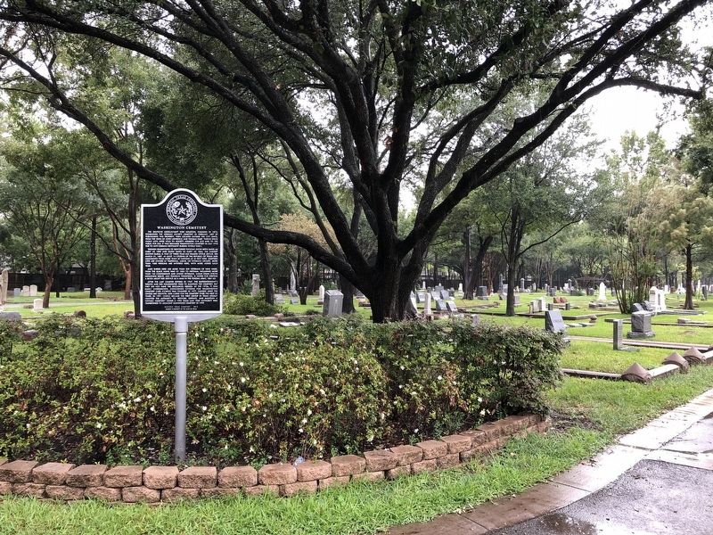 Washington Cemetery Marker image. Click for full size.
