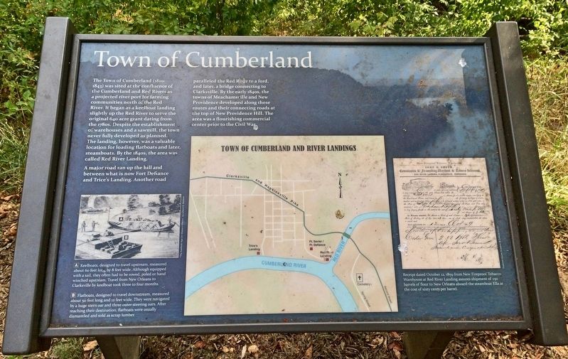 Town of Cumberland Marker image. Click for full size.