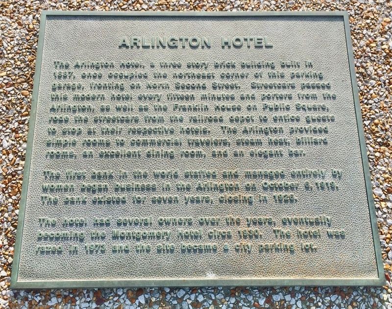 Arlington Hotel Marker image. Click for full size.