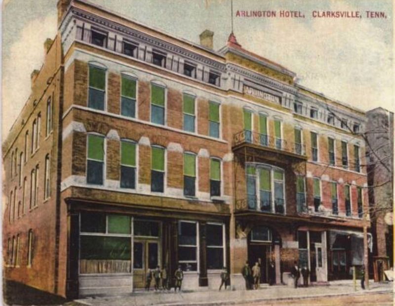 The former Arlington Hotel. image. Click for full size.