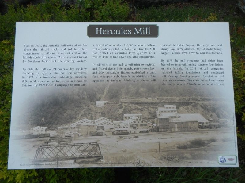 Hercules Mill Marker image. Click for full size.