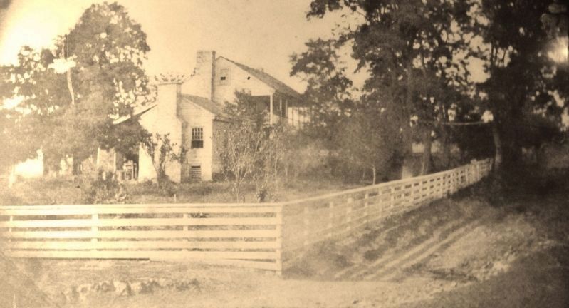Marker detail: White Haven House (<i>same angle view - from 1800s</i>). Click for full size. Marker detail: White Haven House (<i>same angle view - from 1800s</i>) image. Click for full size.