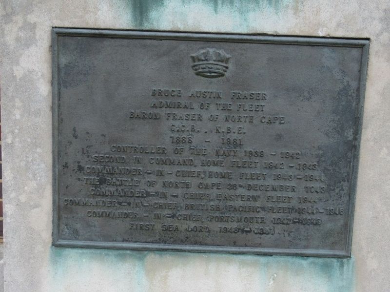 Bruce Austin Fraser Marker image. Click for full size.