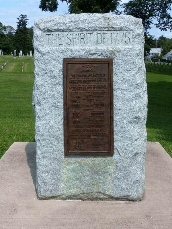 Spirit of 1775 Monument<br>in Elmwood Cemetery image. Click for full size.