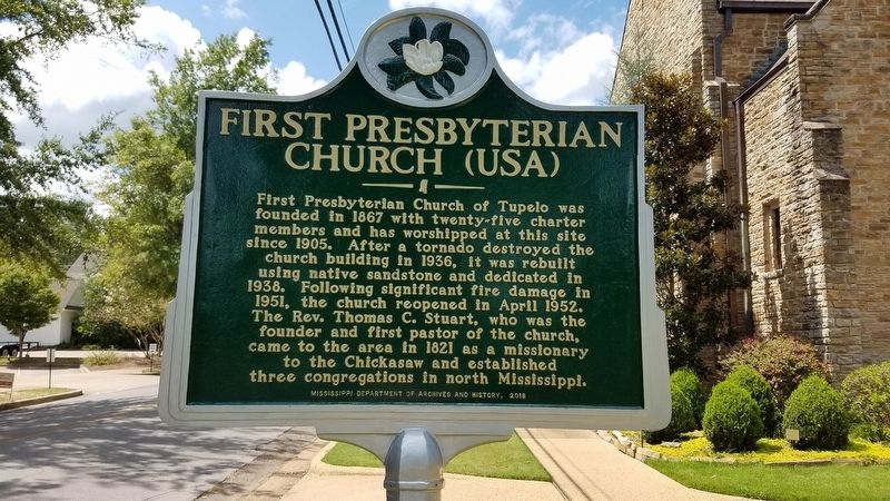 First Presbyterian Church (USA) Marker. Click for full size. First Presbyterian Church (USA) Marker image. Click for full size.