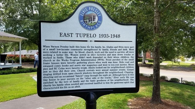 The Birthplace / East Tupelo 1935-1948 Marker image. Click for full size.
