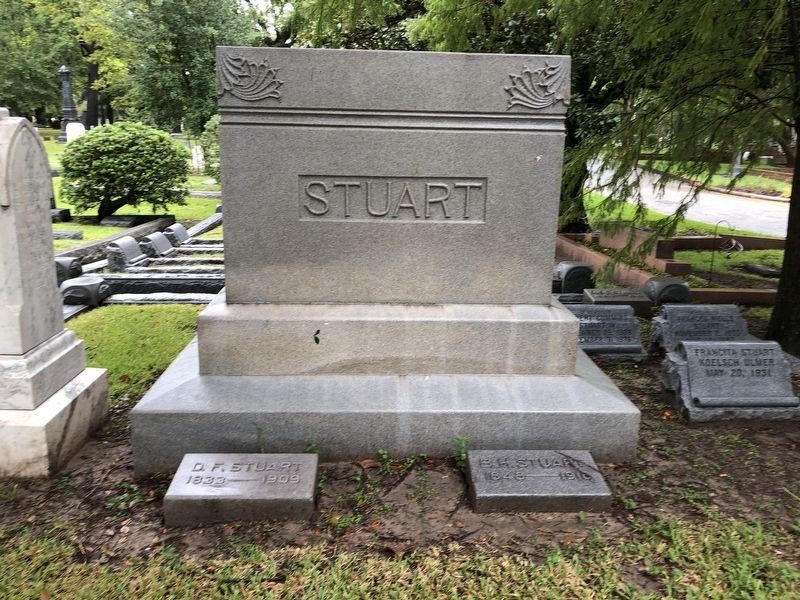 David Finney Stuart, M.D. Grave Marker image. Click for full size.