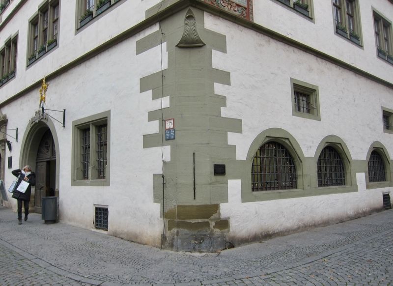 Die "Kitzinger Elle" / The "Kitzingen Foot" Marker. Click for full size. Die "Kitzinger Elle" / The "Kitzingen Foot" Marker image. Click for full size.
