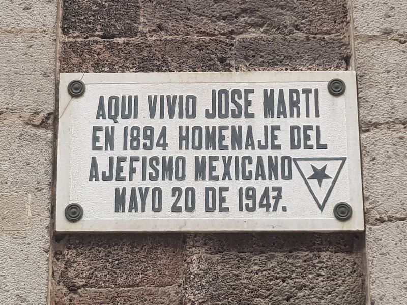 José Martí Marker. Click for full size. José Martí Marker image. Click for full size.