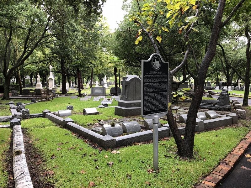 Archibald Wynns Marker. Click for full size. Archibald Wynns Marker image. Click for full size.