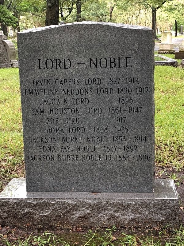 Irvin Capers Lord Grave Marker image. Click for full size.