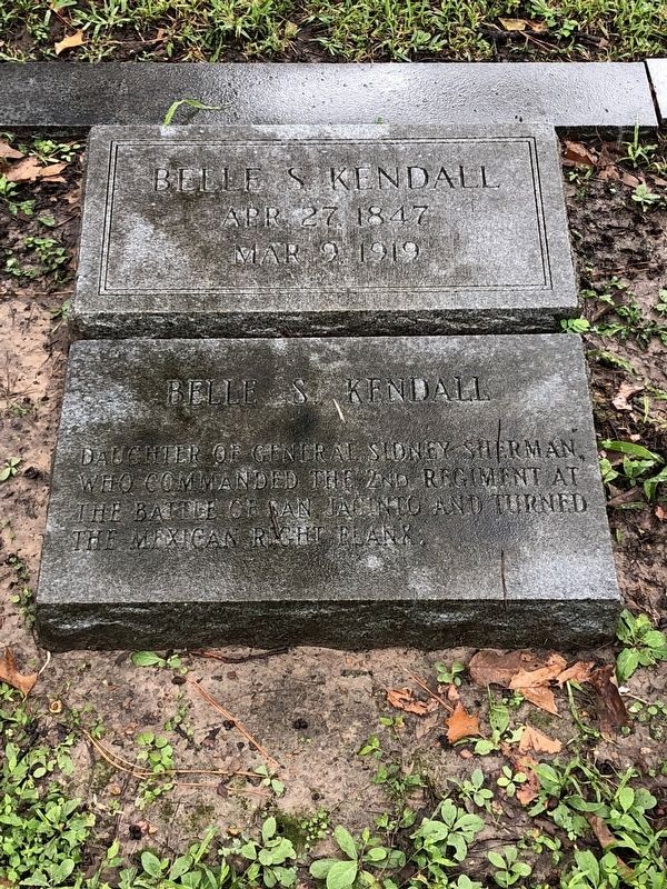 Belle Sherman Kendall Grave Marker image. Click for full size.